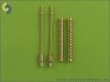 Master AM-24-002 German aircraft machine gun MG 17 barrels (2pcs) (1:24)